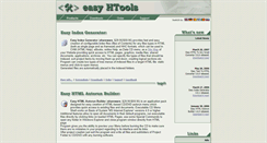 Desktop Screenshot of easyhtools.com